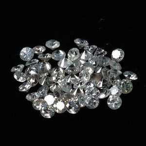 天然ダイヤモンド0.51ct/59PC（ラウンドブリリアントカット1.20㎜）【W-372】