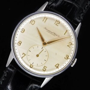 売り切り☆激希少1945年スモセコ69000個製造伝説★インターナショナルウオッチカンパニー IWC スモールセコンド★名機83キャリバー