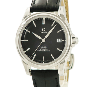 【3年保証】 オメガ デ ヴィル クロノメーター 4831.50.3?1 黒 バー 生産終了 自動巻き メンズ 腕時計