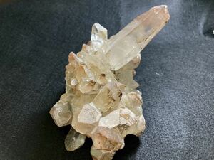 ヒマラヤ水晶　クラスター　原石　クリスタル　656g 鉱物標本