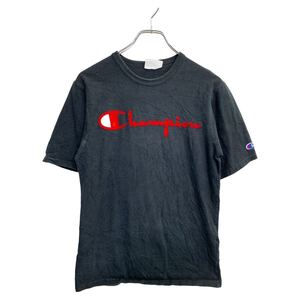 Champion 半袖 ロゴ Tシャツ Sサイズ チャンピオン ブラック 古着卸 アメリカ仕入 t2409-4221