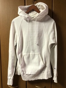 【 Champion 】 チャンピオン パーカー M　REVERSE WEAVE ホワイト