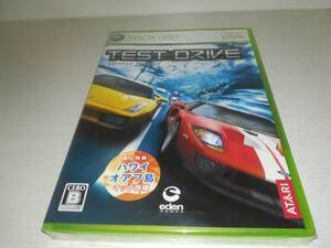 XBOX360 新品未開封 テストドライブ アンリミテッド TEST DRIVE UNLIMITED 購入特典 ハワイオアフ島 マップ同梱 ATARI