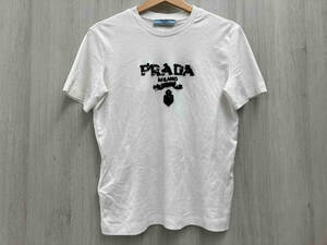 プラダ PRADA Tシャツ XSサイズ レディース ホワイト スパンコール
