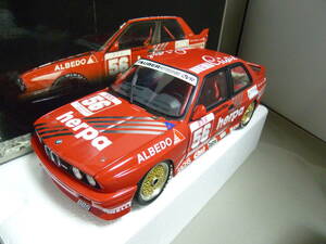 PMA 1/18 BMW M3 E30 G.ミュラー TAUBER MOTORSPORT herpa DTM 1988