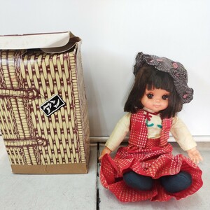 1昭和レトロラブドールアンサイズ約50cm抱き人形Dollオオイケ大池玩具ビンテージアンティーク【80サイズ】