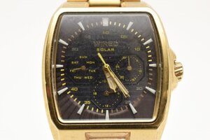 セイコー ワイアード V14J-0BA0 デイデイト ゴールド クォーツ メンズ 腕時計 SEIKO WIRED