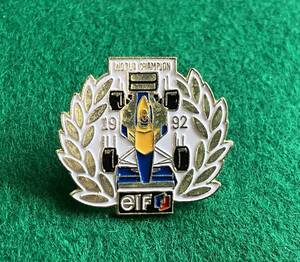 【ピンバッジ】★1992　WORLD CHAMPION（elf）★【PINS】