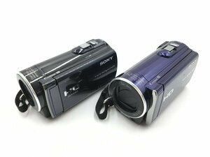 ♪▲【SONY ソニー】デジタルビデオカメラ 2010年製 2点セット HDR-CX170 まとめ売り 0531 8