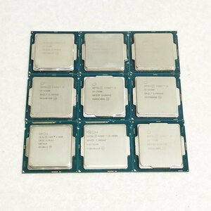 INTEL CPU COREi3-6100 COREi5-4590 i5-6400 i5-7500 計9枚セット ジャンク