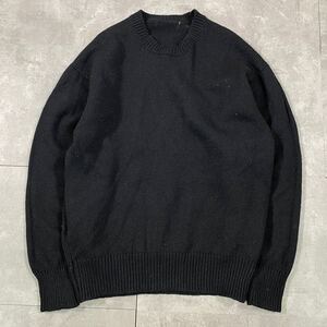 希少　COMME des GARCONS Homme コムデギャルソンオム　90s 田中オム　肉厚　ブラック　ニット　セーター　ヴィンテージ