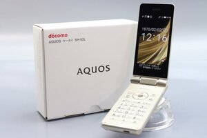 SHARP AQUOSケータイ SH-02L ゴールド ■ドコモ★Joshin9722【1円開始・送料無料】