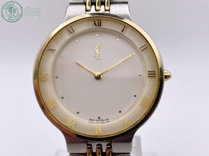 BA0600040　△YVES SAINT LAURENT イヴサンローラン 5421-H10040Y クオーツ メンズ 腕時計 アナログ 2針 ラウンド 現状品