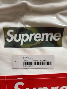 未使用品 シュプリーム SUPREME 23AW Box Logo Tee camo Grey Camo ボックスロゴ Tシャツ カットソー 半袖 カモ柄 グレー M ロゴ 