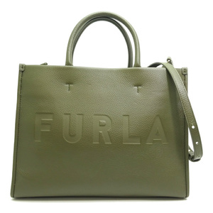 ［飯能本店］Furla フルラ ショルダーバッグ WB00842 BX1442 トートバッグ レザー カーキ（ グリーン ） レディース・メンズ DH83022