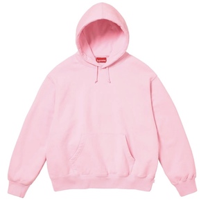 【新品】Supreme Satin Appliqu Hooded Sweatshirt COLOR/STYLE：Light Pink SIZE：Large