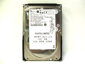 ▽FUJITSU MAW3147NC 147GB U320 SCSI SCA 80pin 10krpm 3.5型 中古 富士通 Ultra320 8MB