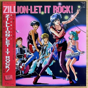 LP■アニメ/ZILLION - LET IT ROCK! 赤い光弾ジリオン/STARCHILD K25G 7366/国内87年ORIG OBI 美品/SATOKO & AUTUMN BREEZ 結城梨沙 広瀬翔