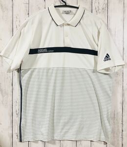 【adidas golf】アディダス ゴルフ 半袖シャツ メンズ O ホワイト系 送料無料！