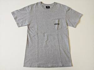 メキシコ製 STUSSY ステューシー ポケットTシャツ S ポケT バックプリント