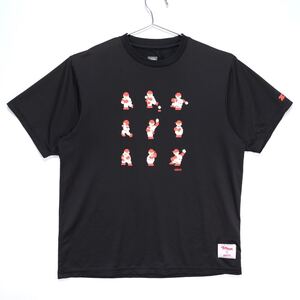 【送料無料】ファミスタ30周年記念/ZETT(ゼット)×ファミリースタジアム/コラボレーションTシャツ/BOT17FS2/ドライ生地/ブラック/Mサイズ