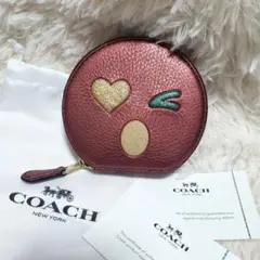 COACH コーチ スマイルフェイス コインケース 小物入れ 新品未使用級極美品