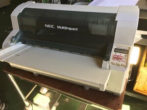 ■NEC MultiImpact 700XAN ドットインパクトプリンター 高速印刷 動作OK!【C1030W1-1F-22】