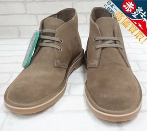 2S7555/未使用品 Clarks Bushacre3 クラークス ブッシュエーカー スエードチャッカブーツ 7