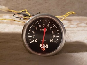BLITZ RACING PRESS メーター 圧力計 電源ハーネス付き ブリッツ 送料520円～