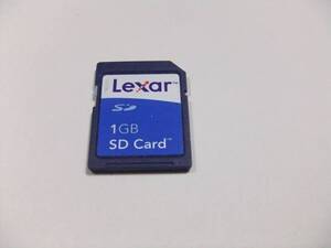 SDカード 1GB フォーマット済み 1枚 動作品 Lexar 