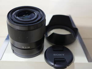 SONY FE 28mm F2 SEL28F20 ソニー 単焦点レンズ