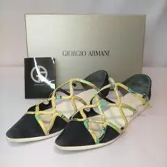 Georgio ARMANI ジョルジオアルマーニ パンプス 22.5 革 36