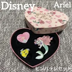 Disney  リトル・マーメイド　アリエル　フランダー　ピンバッジ　セット