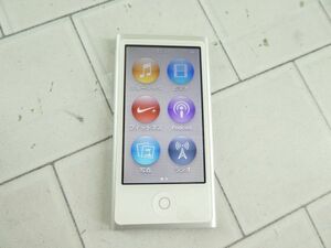 Apple アップル iPod nano 第7世代 16GB MD480J A1446 シルバー 状態良好 説明文必読願います！