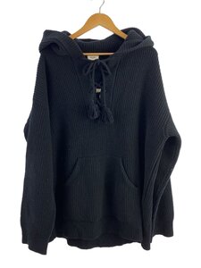 CELINE◆22SS/BAJA JACQUARD RIBBED WOOL HOODIE/ニット・セーター(厚手)/S/ウール