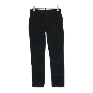 【美品】DSQUARED ディースクエアード S75LB0347 デニムパンツ ジェニファークロップド ブラック系 34 [240001625537] レディース