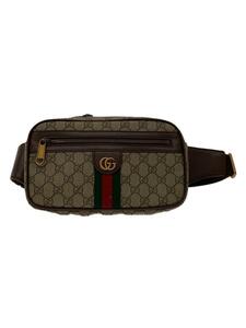 GUCCI◆ウエストバッグ/PVC/BEG/総柄/574796//