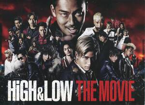 HiGH&LOW THE MOVIE パンフ＆チラシ2種★AKIRA/青柳翔/TAKAHIRO/登坂広臣/岩田剛典/窪田正孝/永瀬匡/林遣都/町田啓太★パンフレット aoaoya