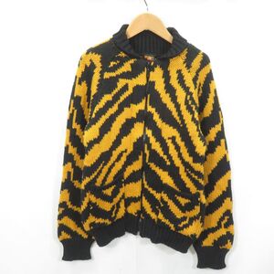 90s 00s HYSTERIC GLAMOUR タイガー柄 ニット ジャケット sizeFREE /ヒステリックグラマー 1005