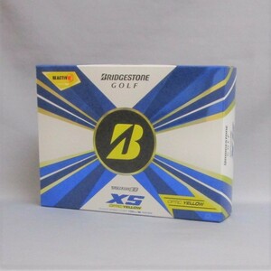 ブリヂストン TOUR B XS イエロー 1箱 12球 US仕様 ボール 2022年 BRIDGESTONE ３ピース ツアーB XS ゴルフボール カラーボール