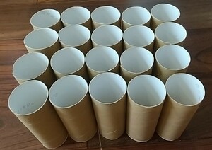 トイレペーパー 芯 夏休み 工作 材料 ハンドメイド 茶④ ２０個