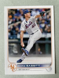 Topps MLB 2022 UPDATE SERIES #US305 CHRIS BASSITT New York Mets ニューヨーク・メッツ