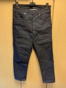 国内正規 19AW Neil Barrett ニールバレット ストレッチ コットン サルエル リジッド インディゴ デニム 29 PBDE138 T3856