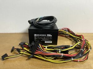 玄人志向 750W電源 KRPW-AK750W/88+ 80PLUS シルバー