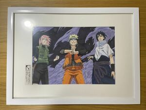 【当選品】額装　ナルト　複製原画　複製原稿　非売品