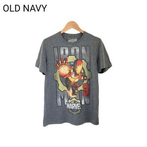 OLD NAVY　アニメTシャツ　プリント　アイアンマン　マーベル　XSサイズ