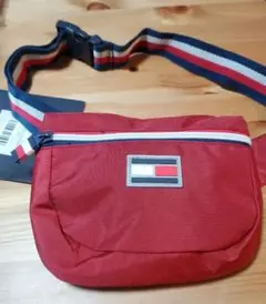 TOMMY HILFIGER EXCURSION WAIST BAG レッド