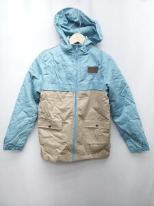 ◇ ◎ ●未使用● ikka タグ付き 2WAY 長袖 ジャケット ブルゾン サイズ160 スカイブルー ベージュ レディース P