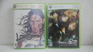 【Xbox360】 ロストオデッセイ 【Xbox360】 Steins；Gate シュタインズゲート （通常版）動作確認済 取説あり ２本 セット