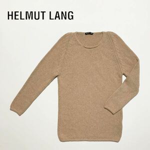 ☆美品 ヘルムートラング HELMUT LANG 本人期 ミドルゲージ クルーネック ニット セーター size S イタリア製